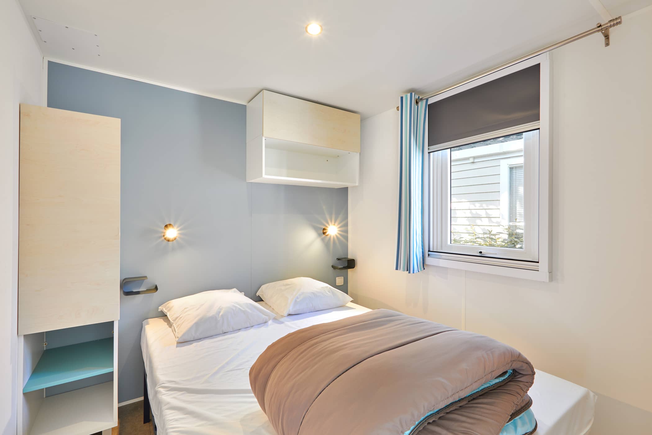 chambre lit double location vacances Châtelaillon Plage