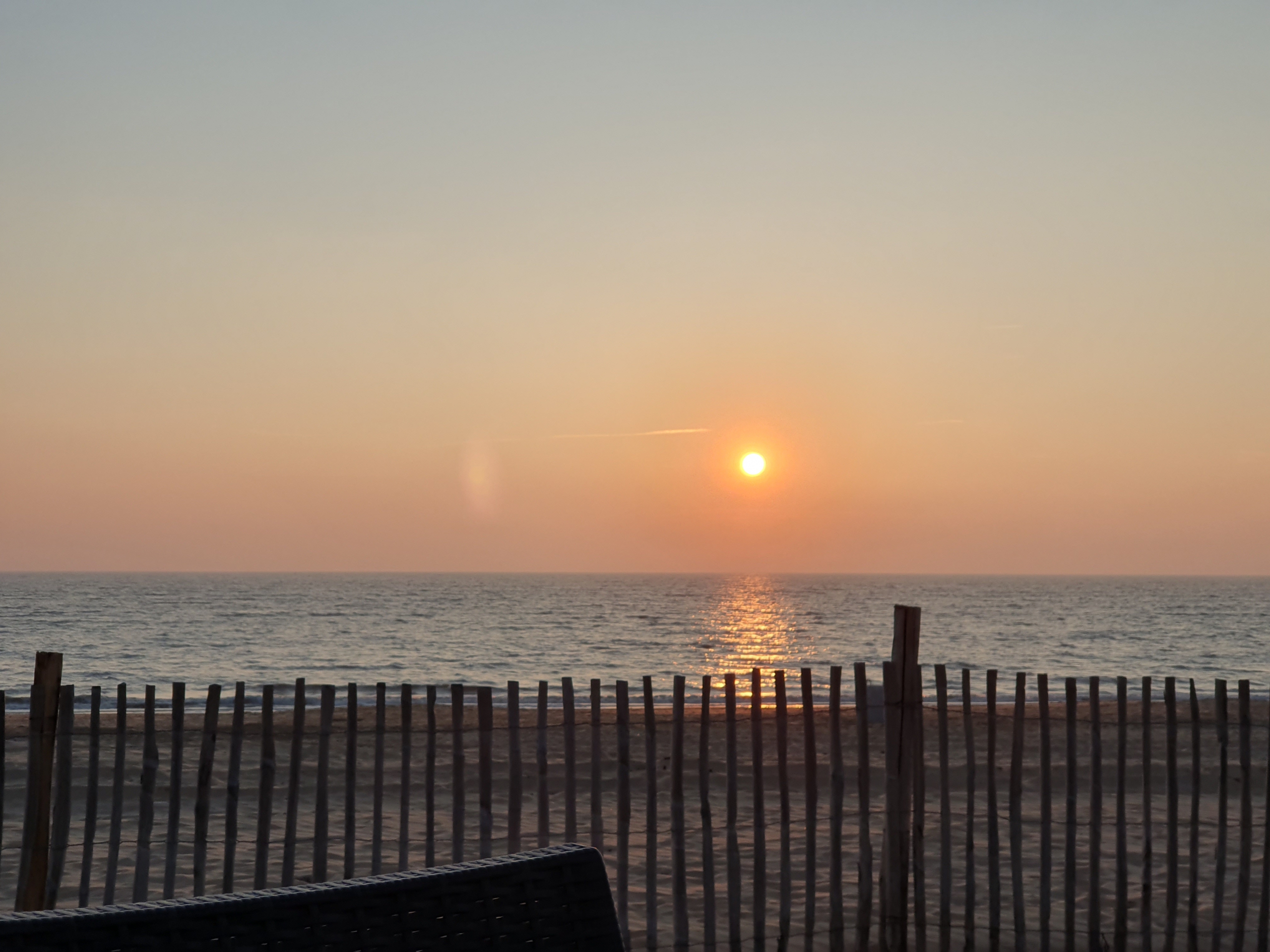 coucher de soleil à Châtelaillon-Plage